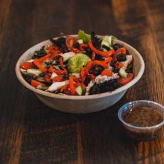 CHICKEN VEGGIE DELIGHT SALAD